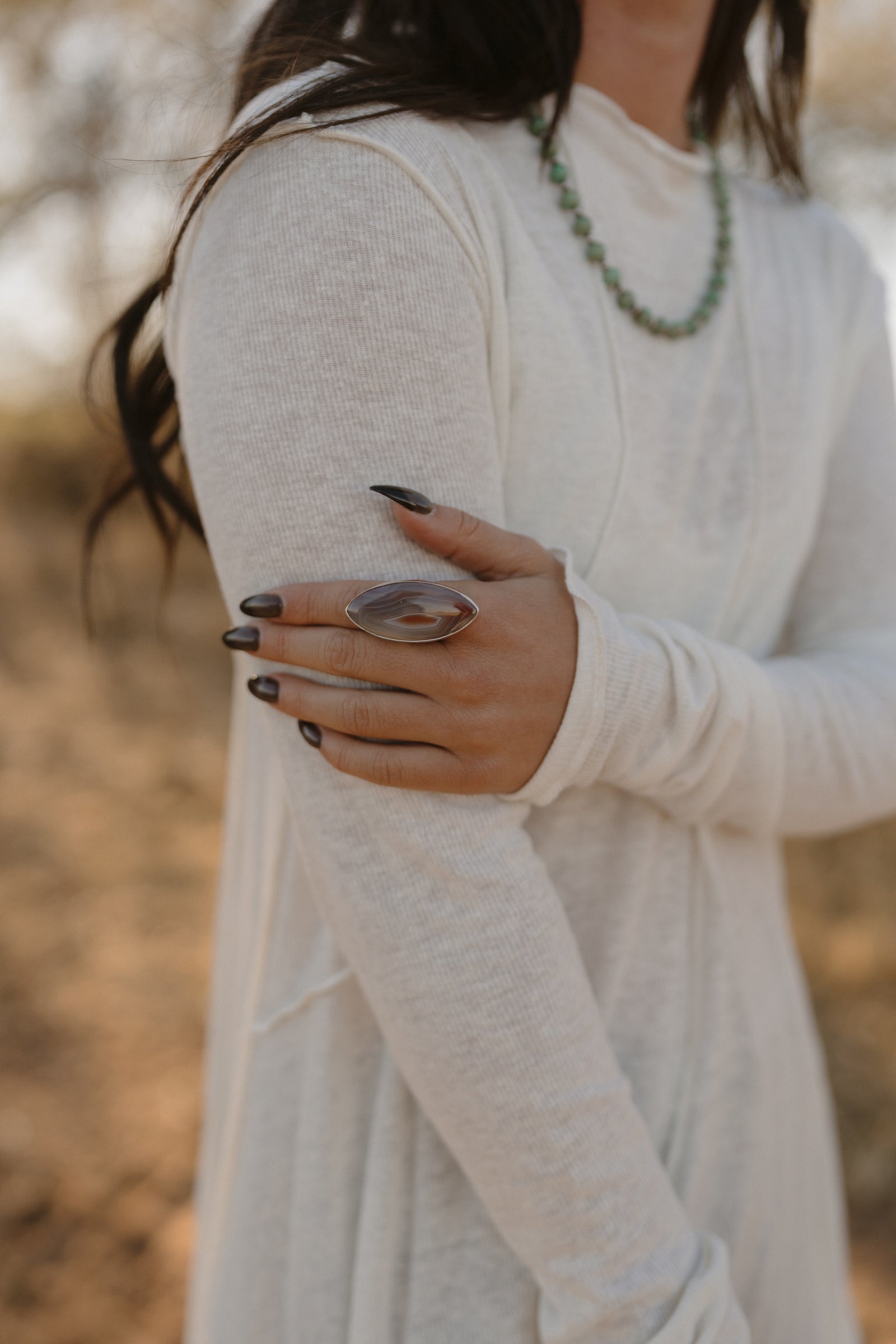 Aislynn Ring | Botswana Agate
