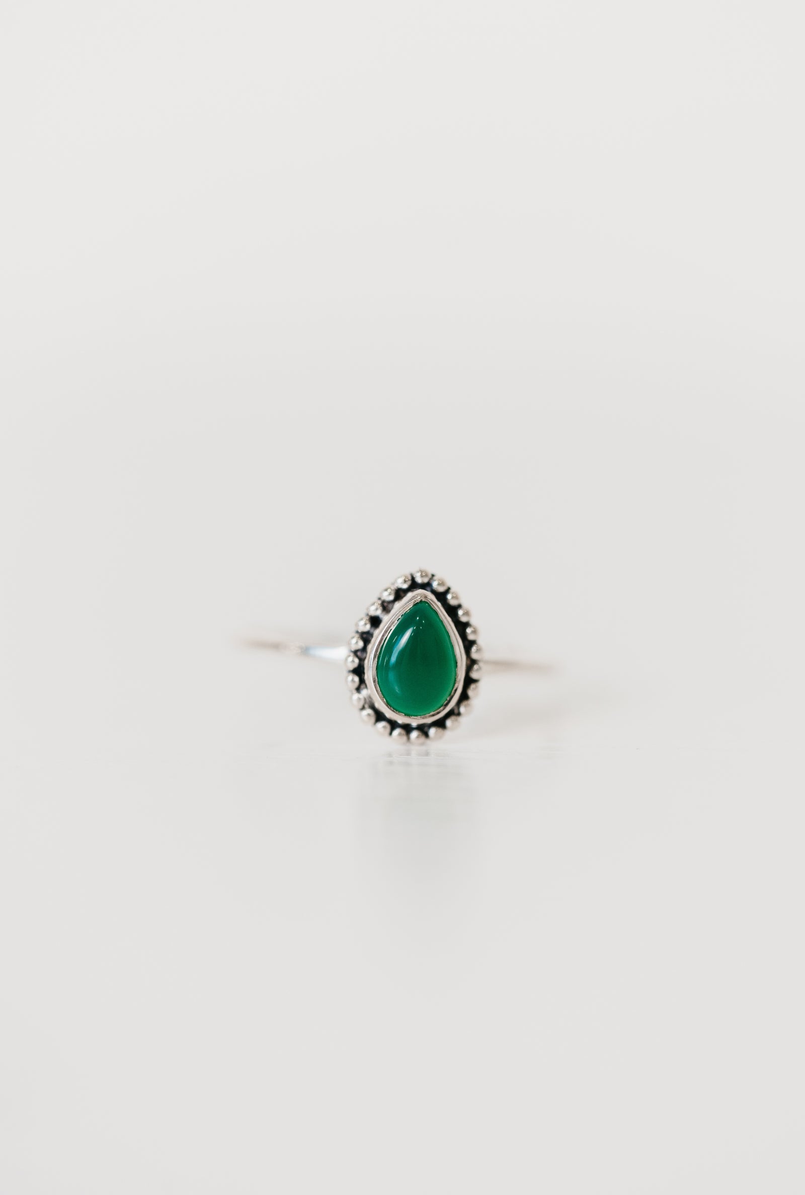Cambridge Ring | Green Onyx