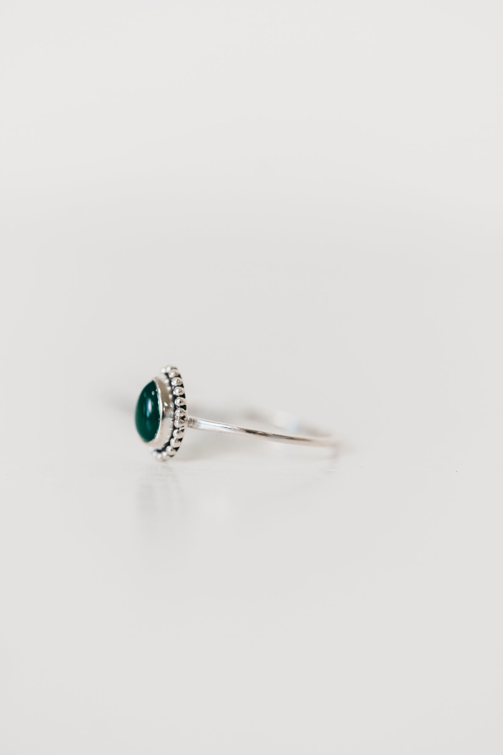 Cambridge Ring | Green Onyx