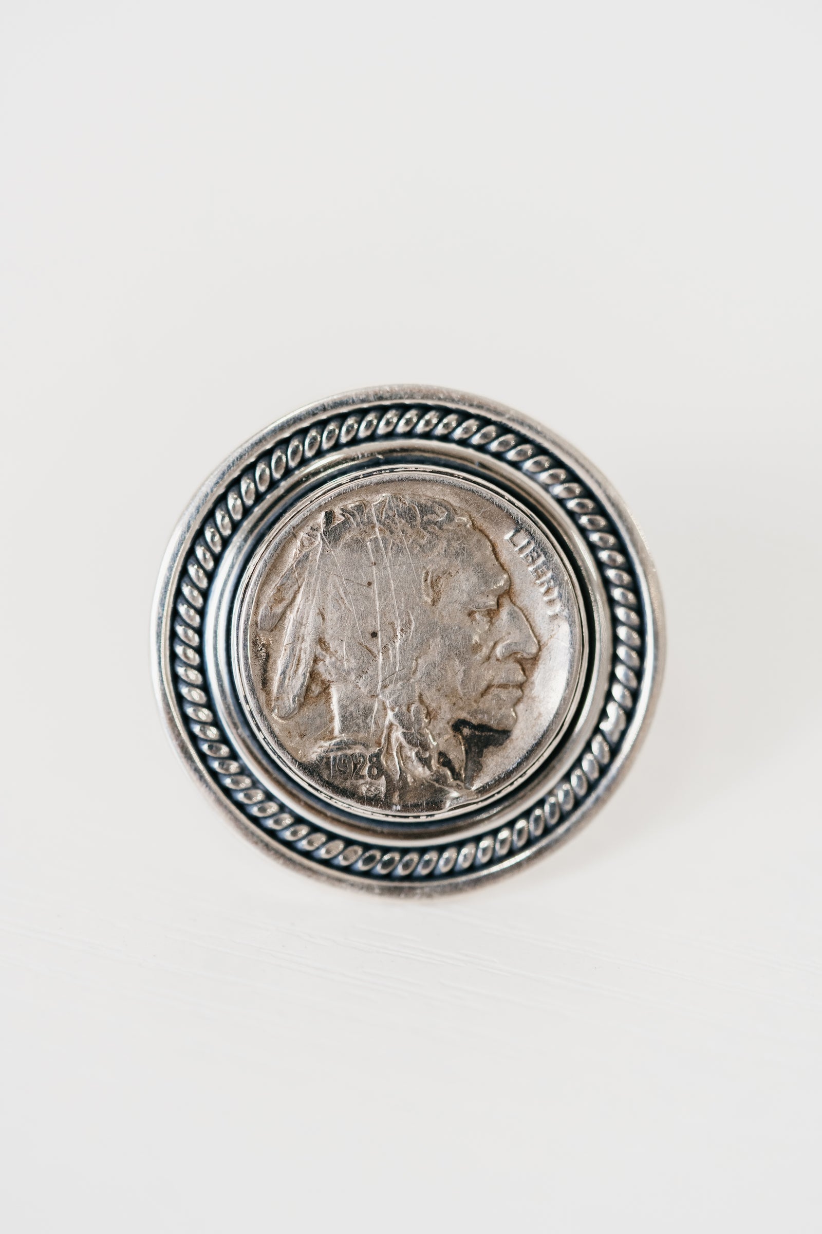 Silver Coin Ring