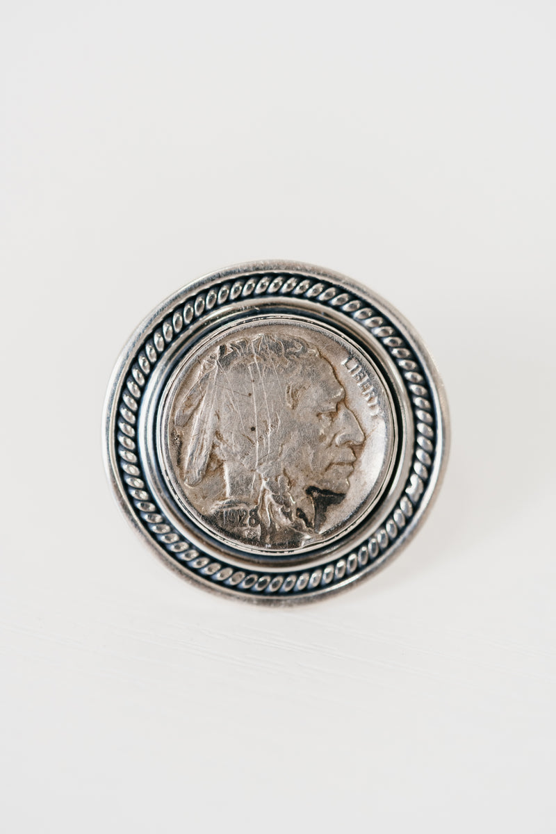 Silver Coin Ring