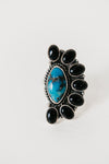 Stellan Ring | Black Onyx + Turquoise