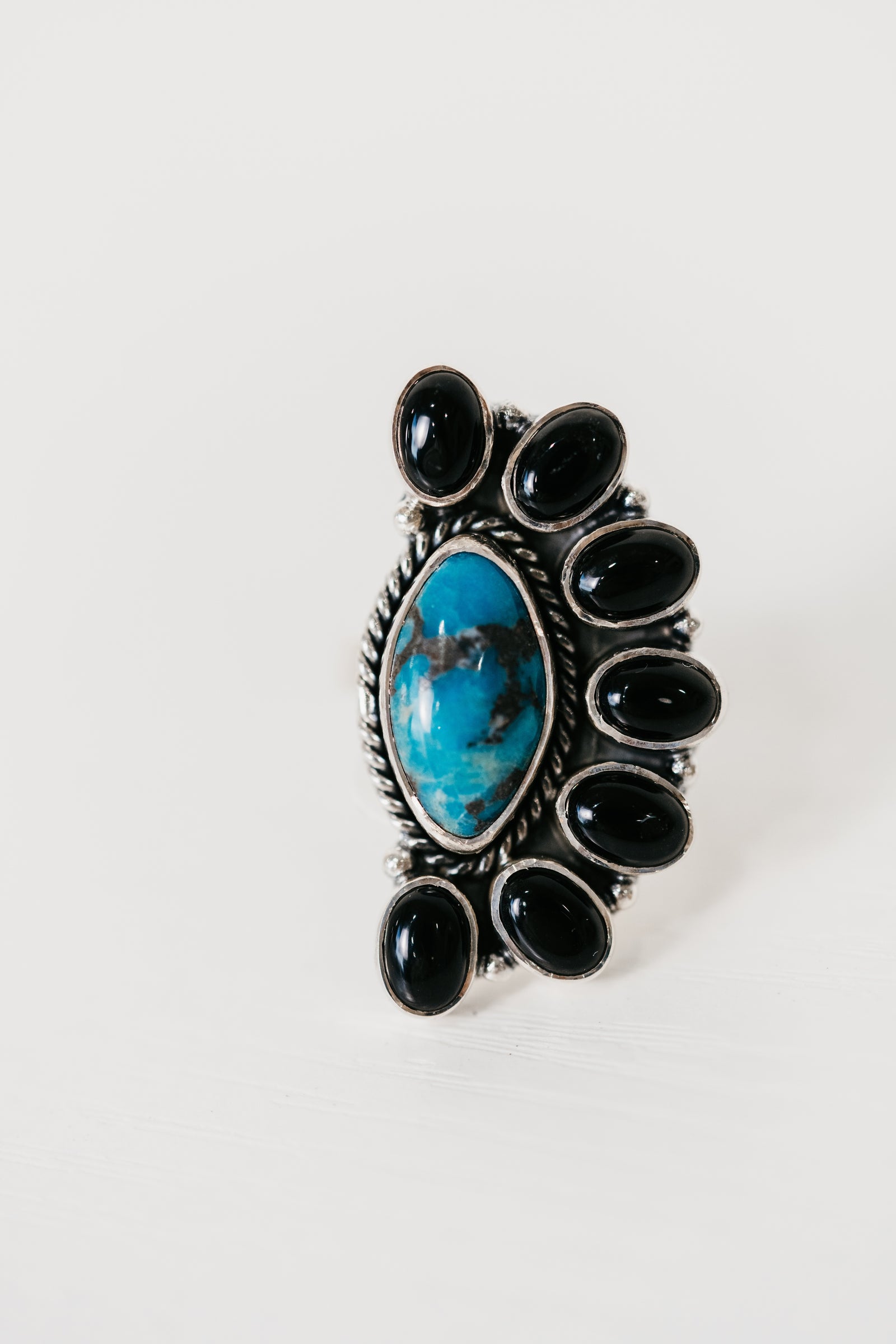 Stellan Ring | Black Onyx + Turquoise