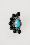 Stellan Ring | Black Onyx + Turquoise