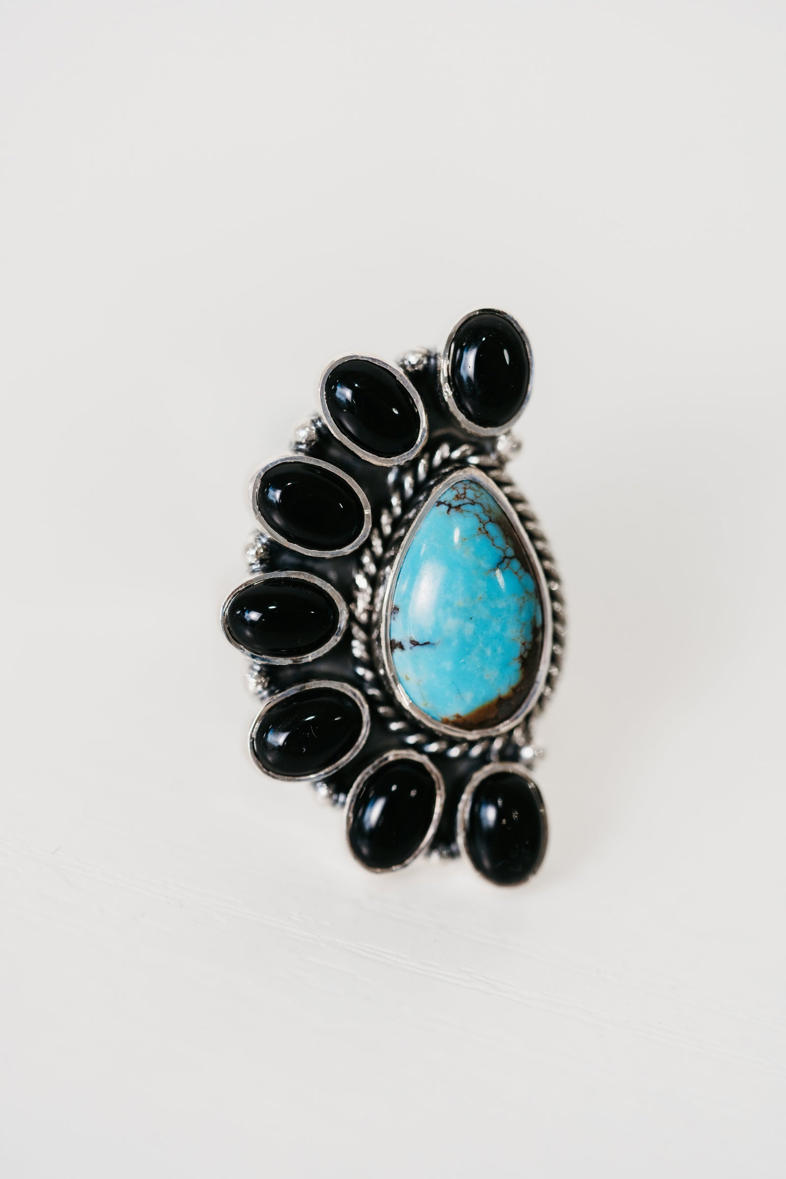 Stellan Ring | Black Onyx + Turquoise