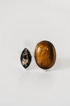 Randy Ring | Tiger's Eye + Smoky Quartz