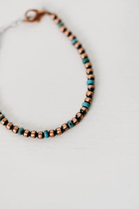 Myla Bracelet | Copper + Turquoise