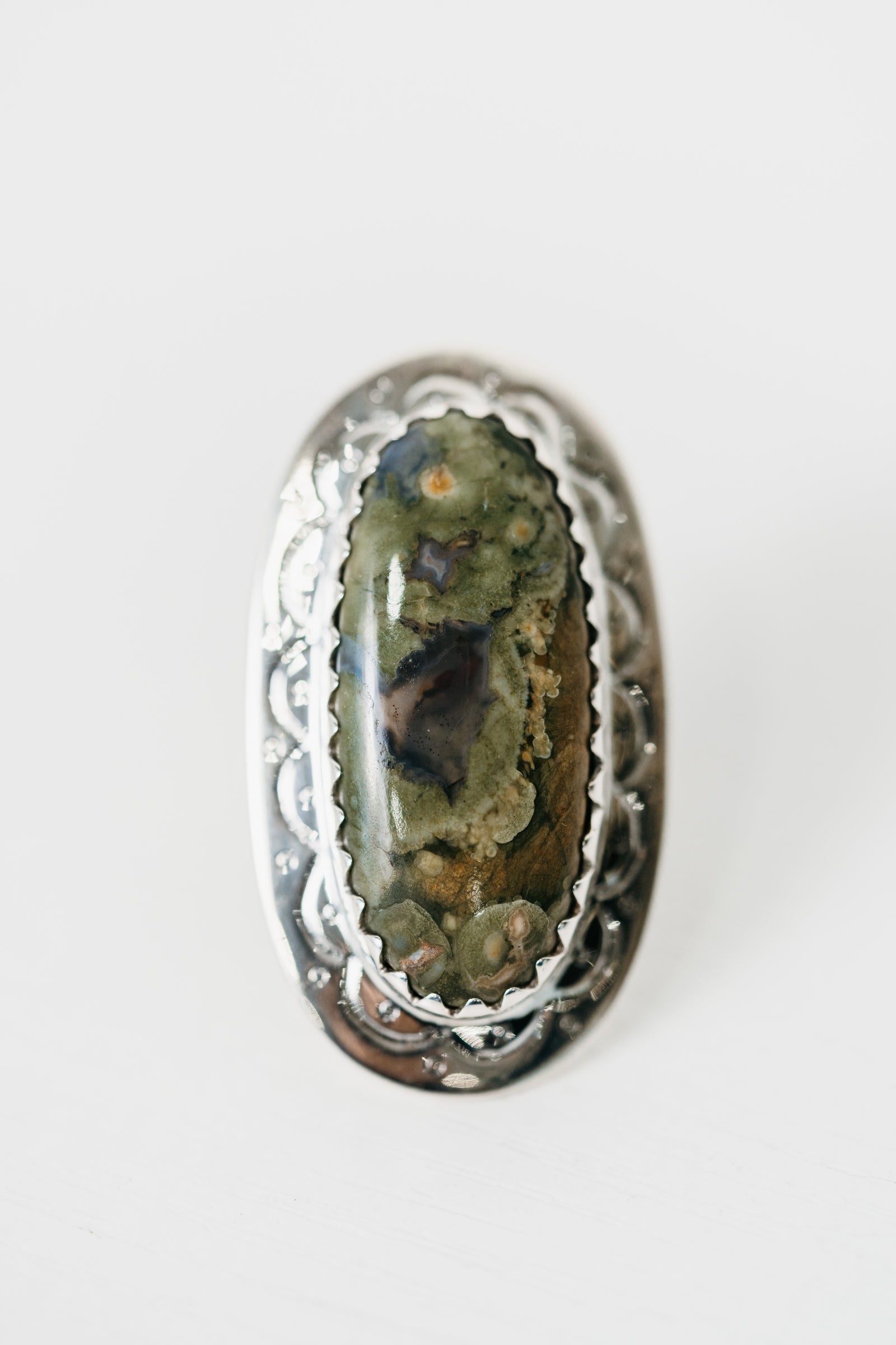 Sojourner Ring | Rainforest Jasper