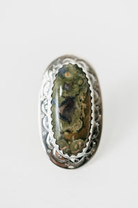 Sojourner Ring | Rainforest Jasper