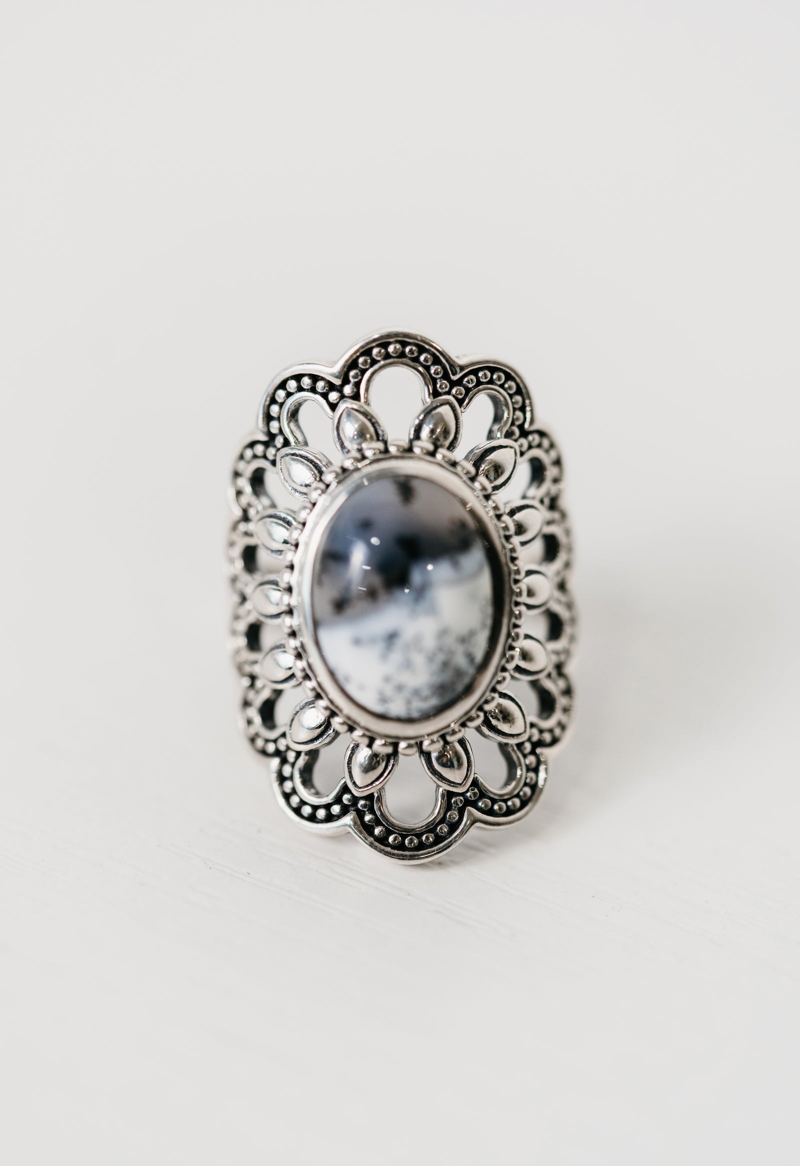 Amantha Ring | Dendritic Opal