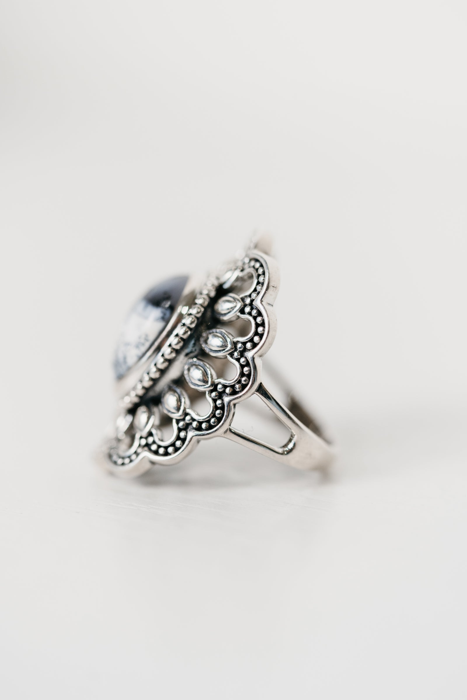 Amantha Ring | Dendritic Opal