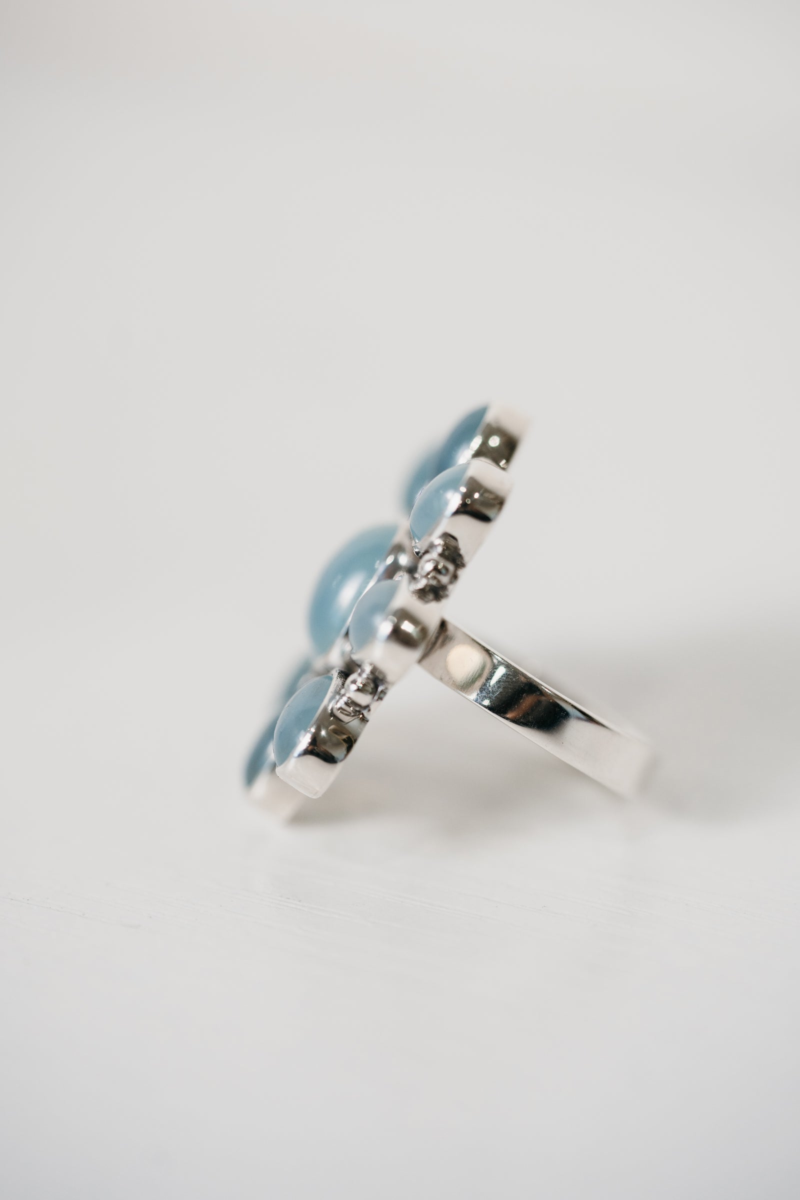 Lamont Ring | Aqua Chalcedony