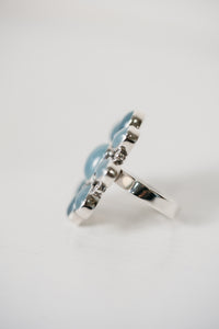 Lamont Ring | Aqua Chalcedony