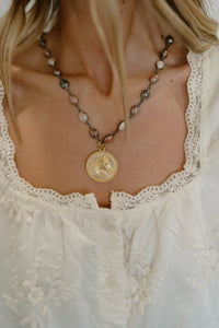 El Caballo Necklace | Multi Moonstone