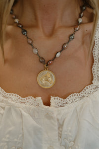 El Caballo Necklace | Multi Moonstone