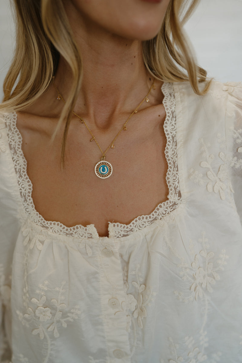 Horseshoe Glam Necklace