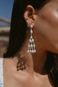 Janelle Earrings | Howlite