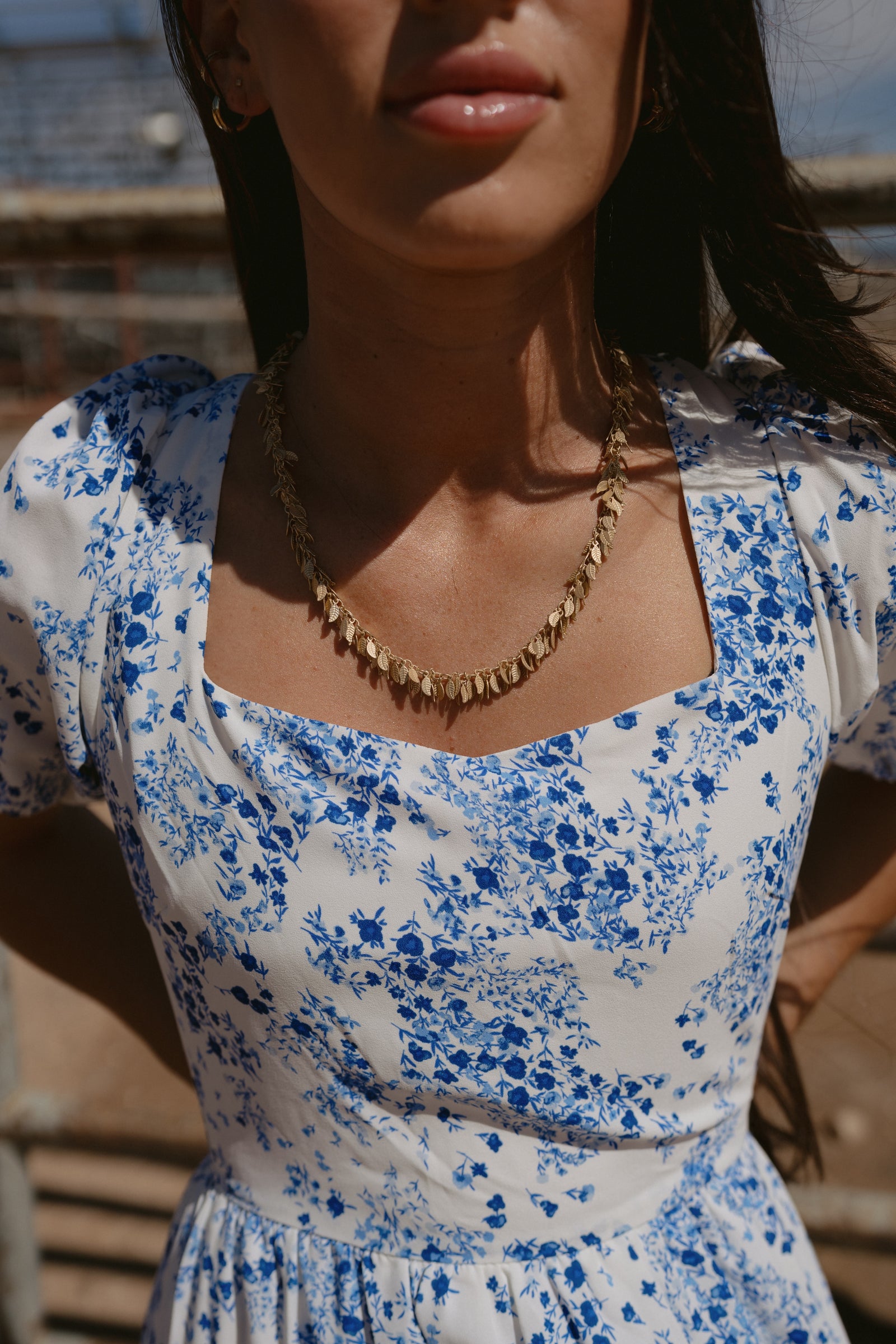 La Pluma Necklace | Gold