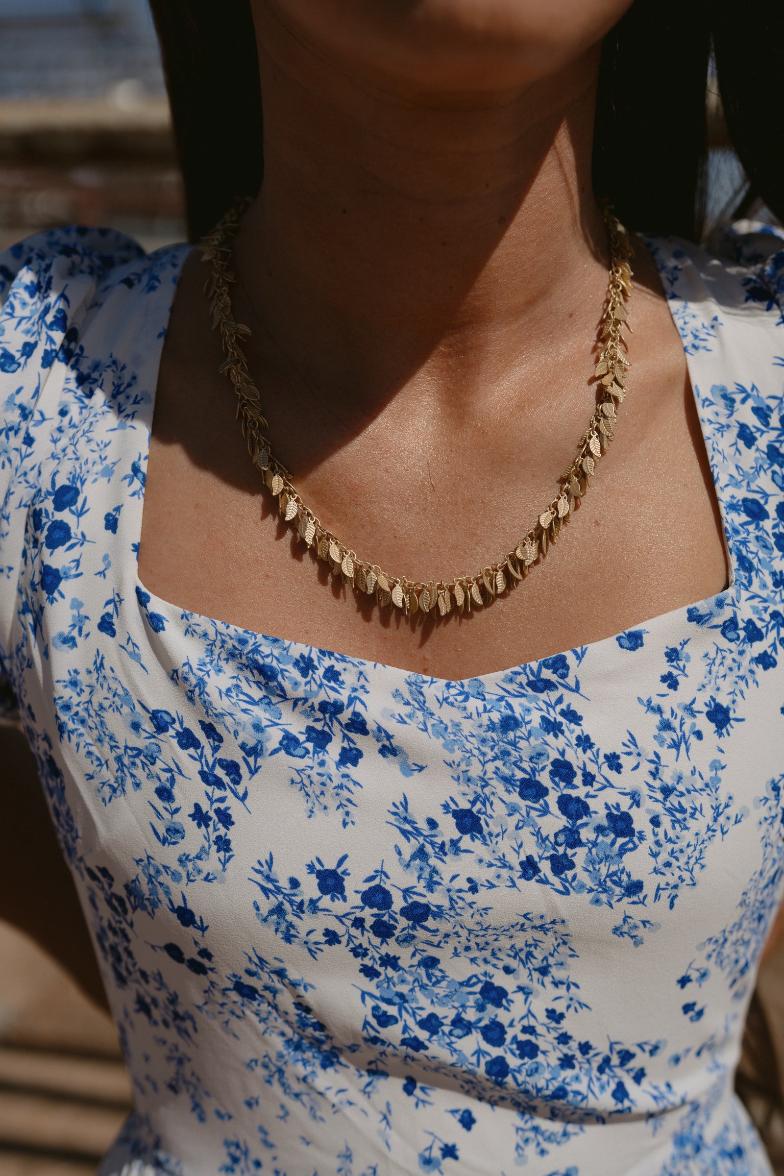 La Pluma Necklace | Gold