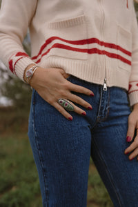 Shelly Ring | Ruby Zoisite