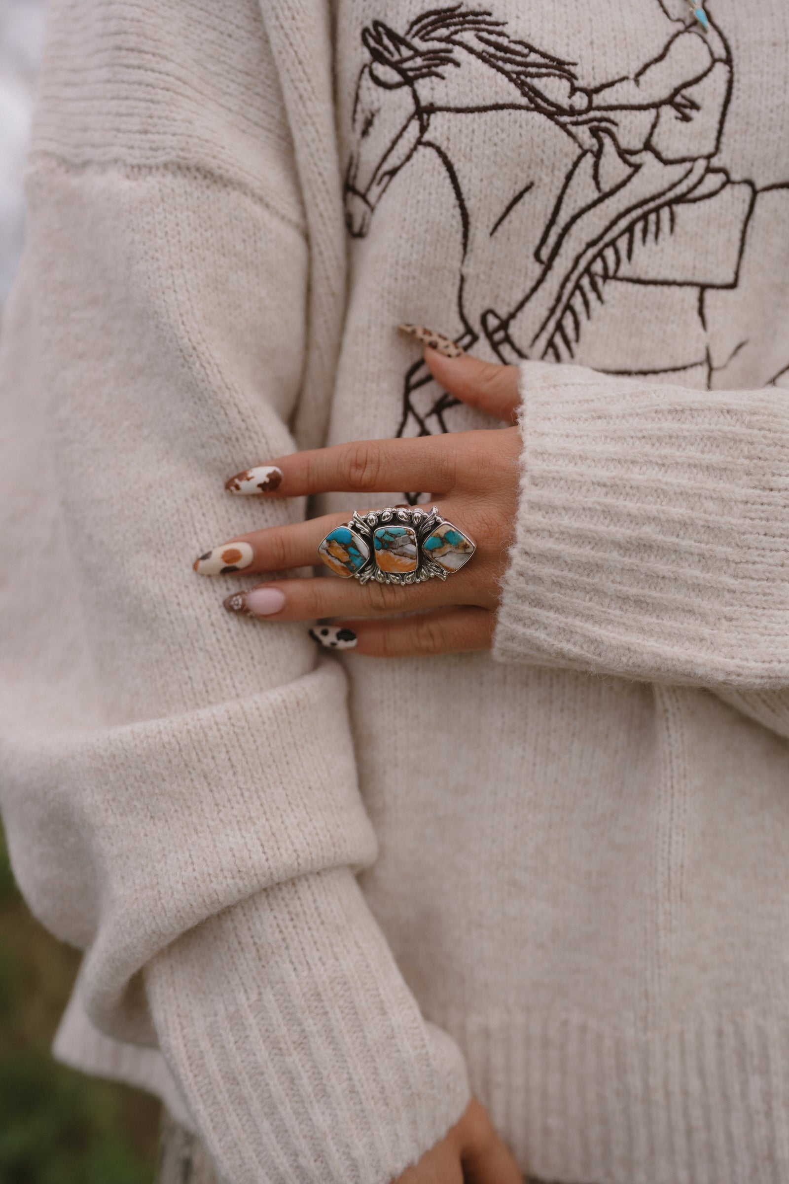Fiadora Ring | Spiny Turquoise