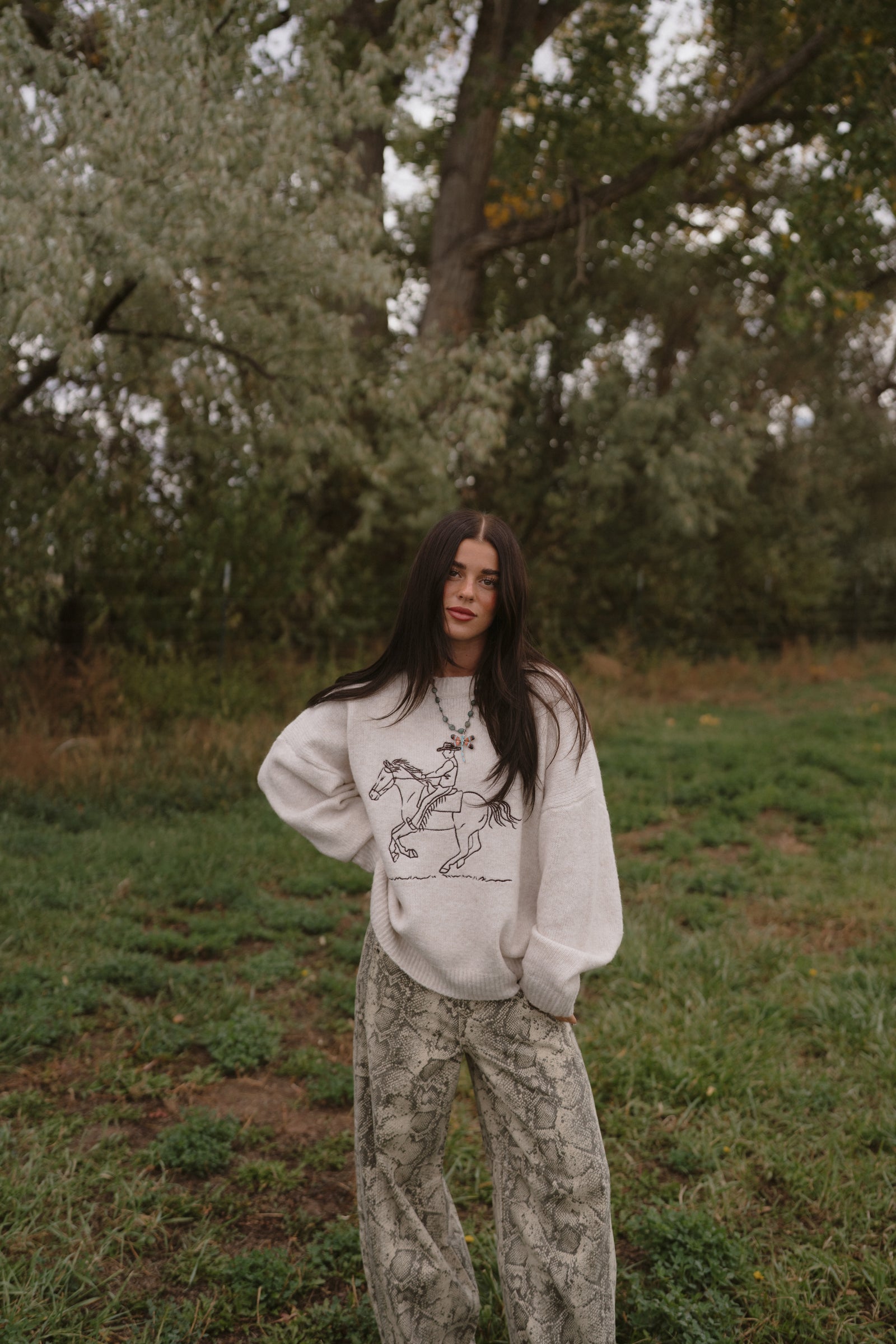 Run Away Cowboy Sweater