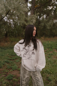 Run Away Cowboy Sweater