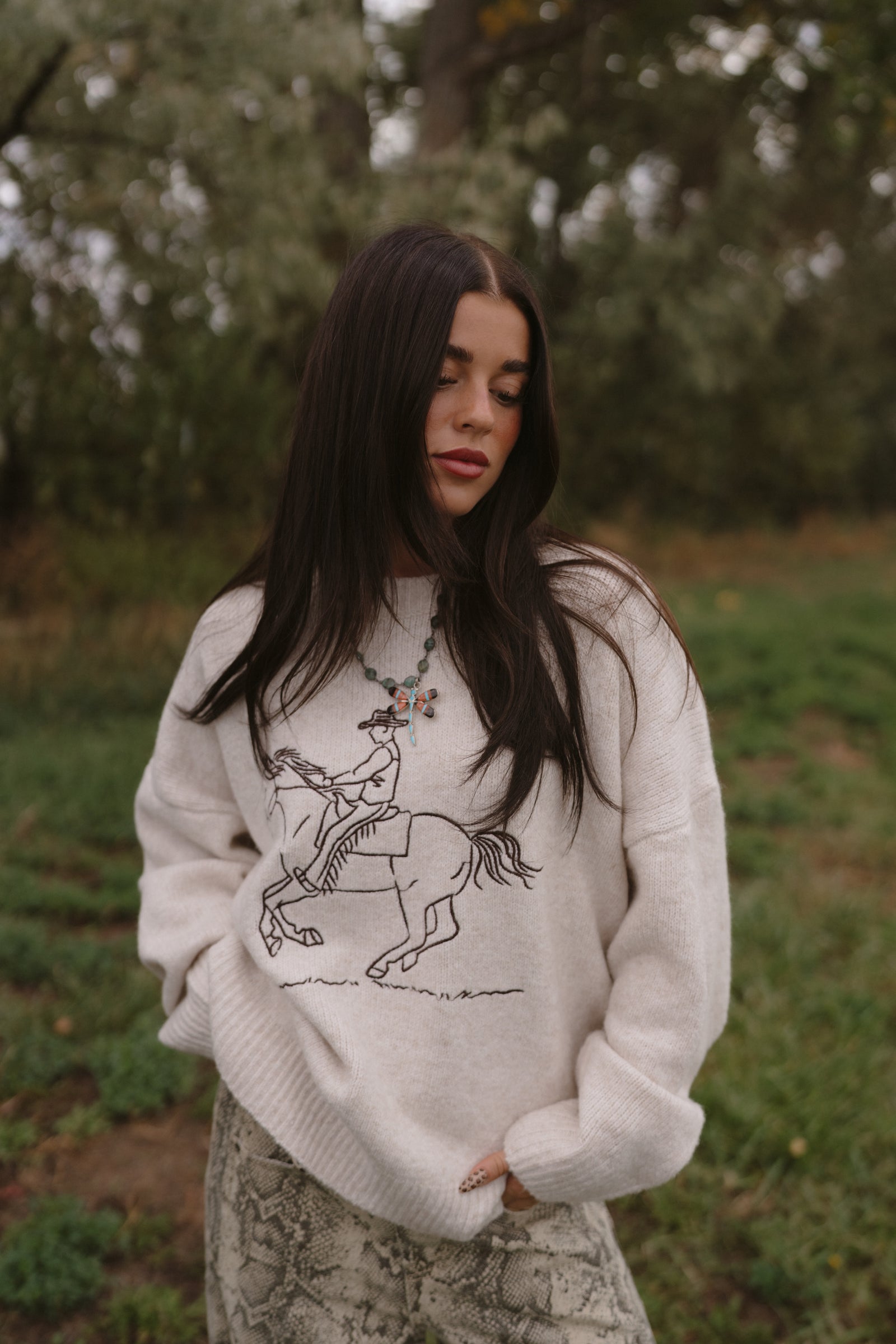 Run Away Cowboy Sweater