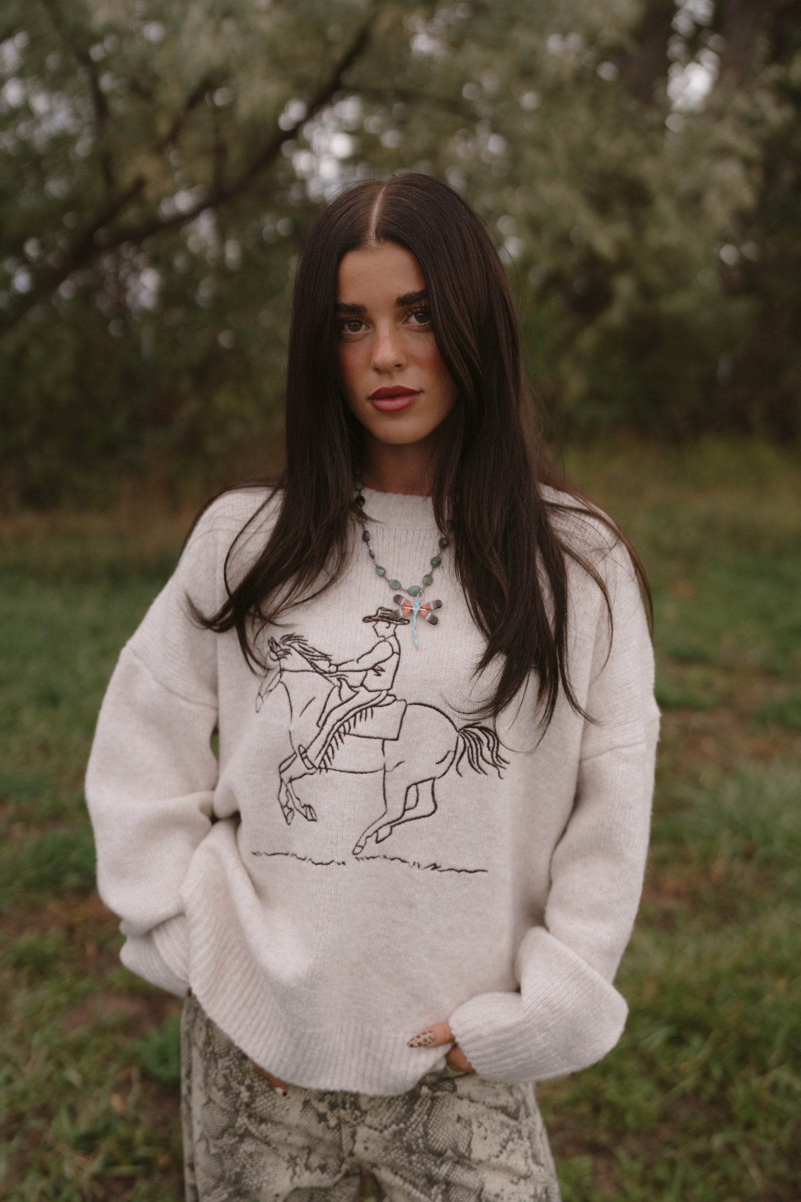 Run Away Cowboy Sweater