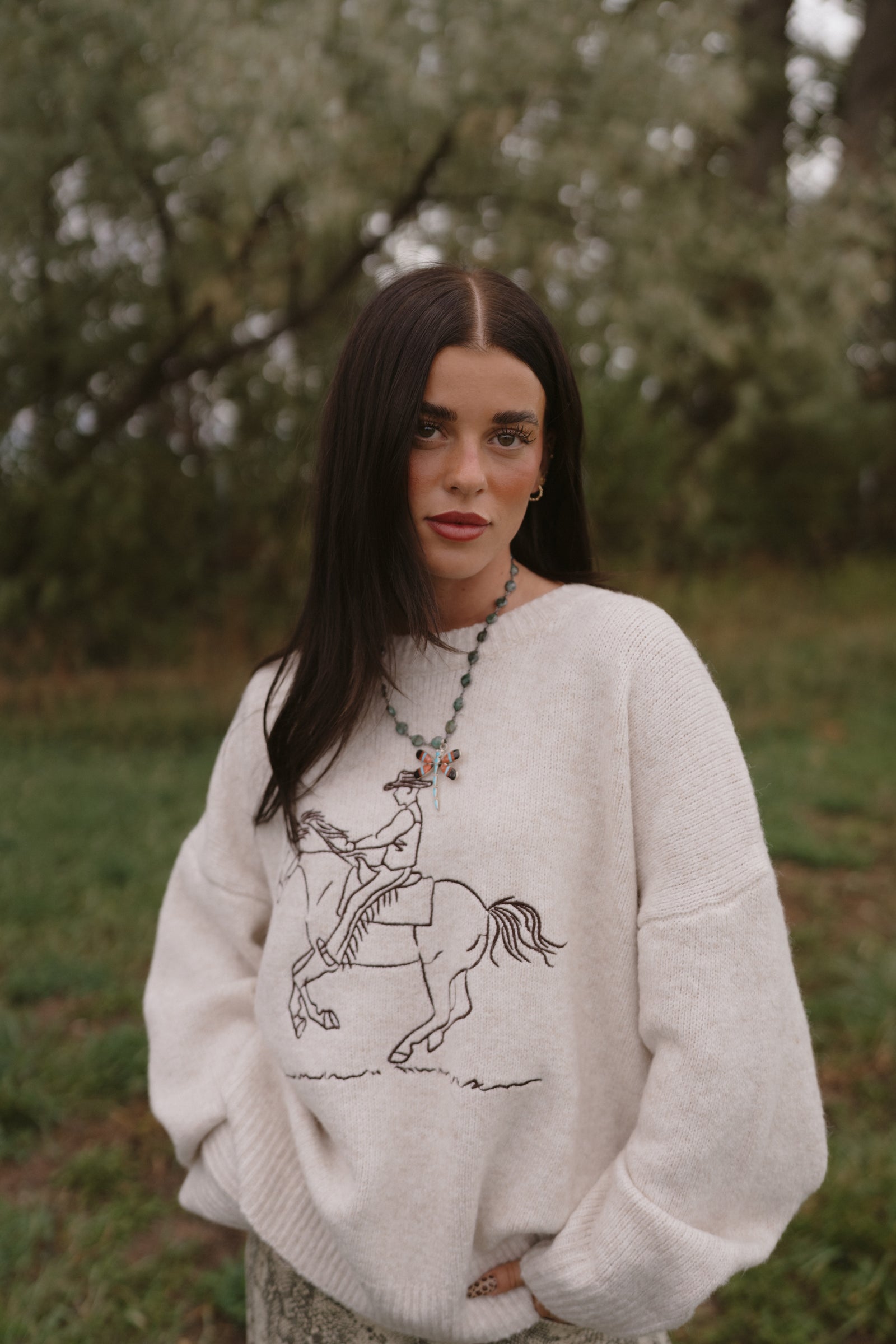 Run Away Cowboy Sweater