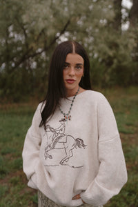 Run Away Cowboy Sweater