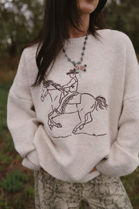 Run Away Cowboy Sweater
