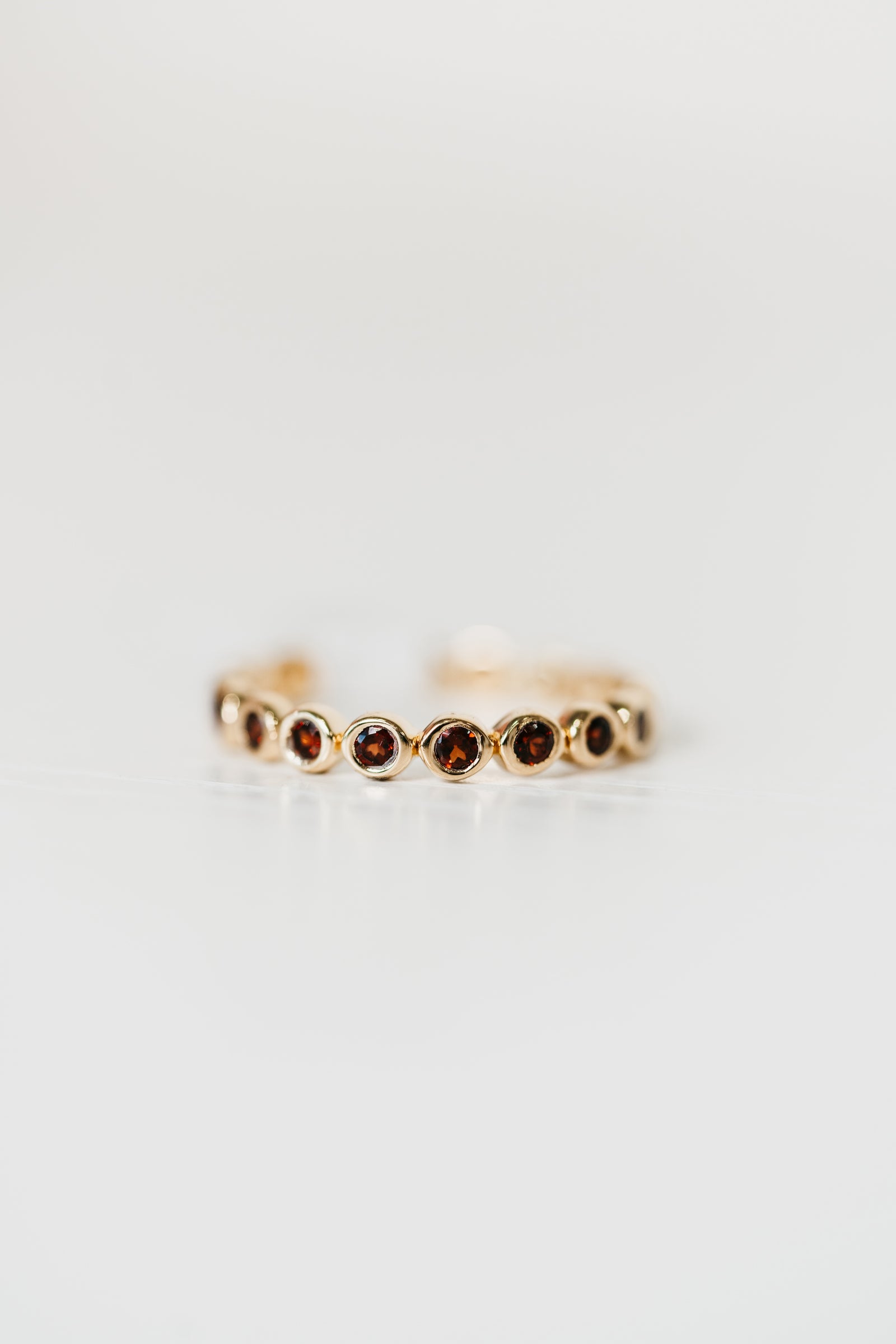 Waterfall Ring | Red Garnet