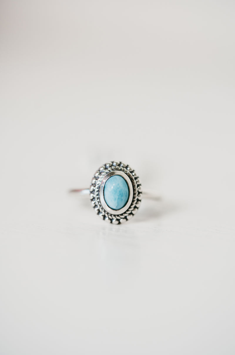 Aurora Ring | Larimar