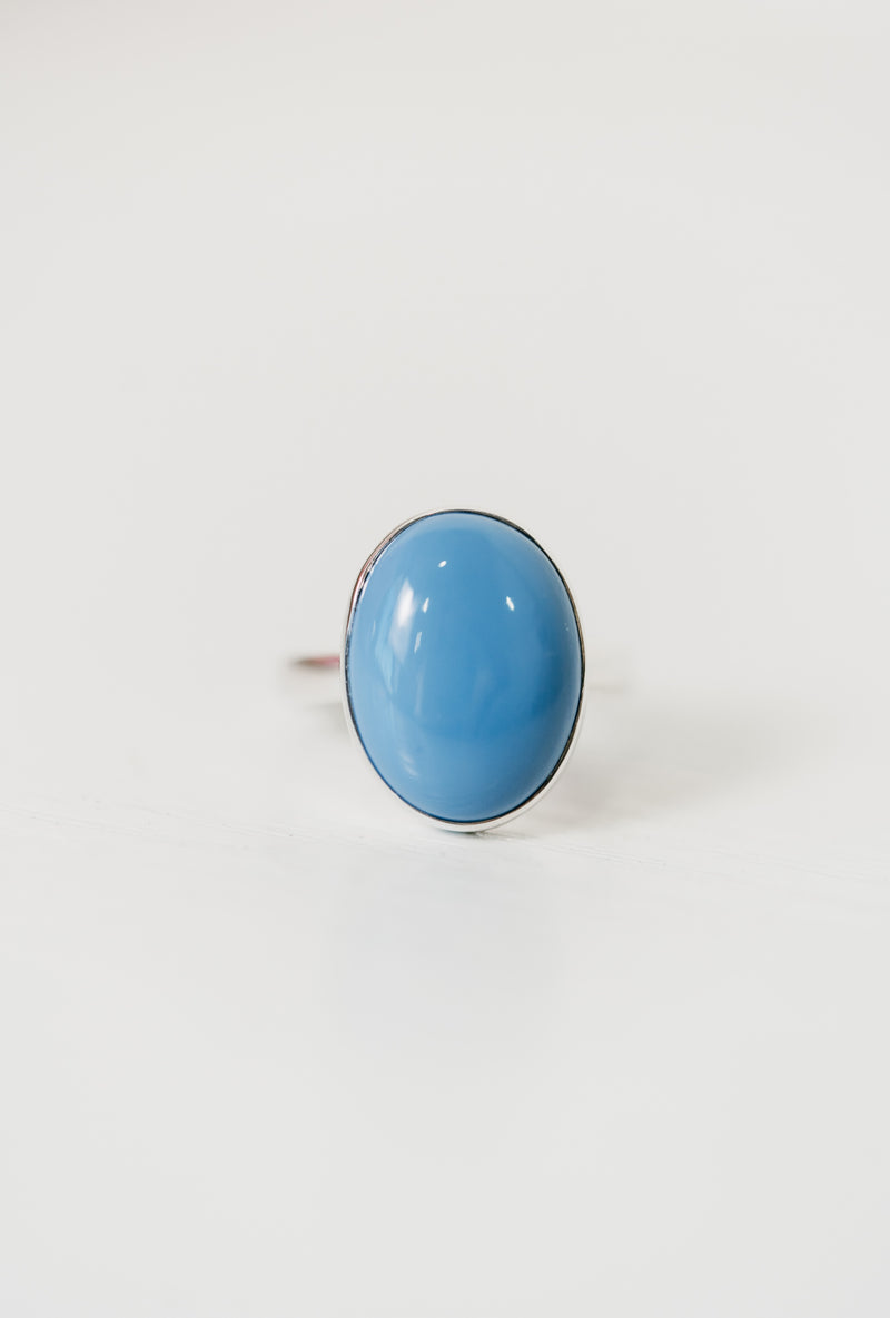 Siletto Ring | Blue Opal
