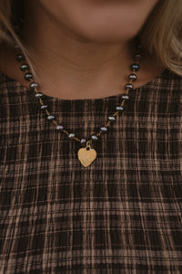 Purple Hearts Necklace