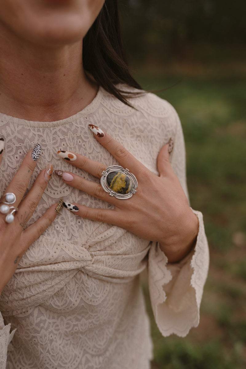 Knoxville Ring | Bumblebee Jasper