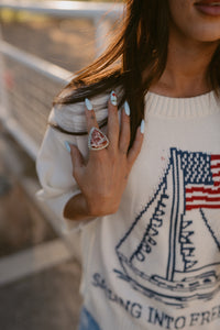 Acosta Ring | Red Jasper