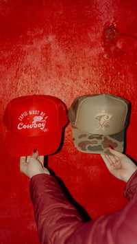 Cupid + Cowboys Trucker Hat