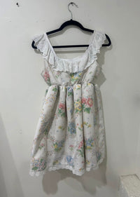 Bushels of Flowers Babydoll Dress - Vintage