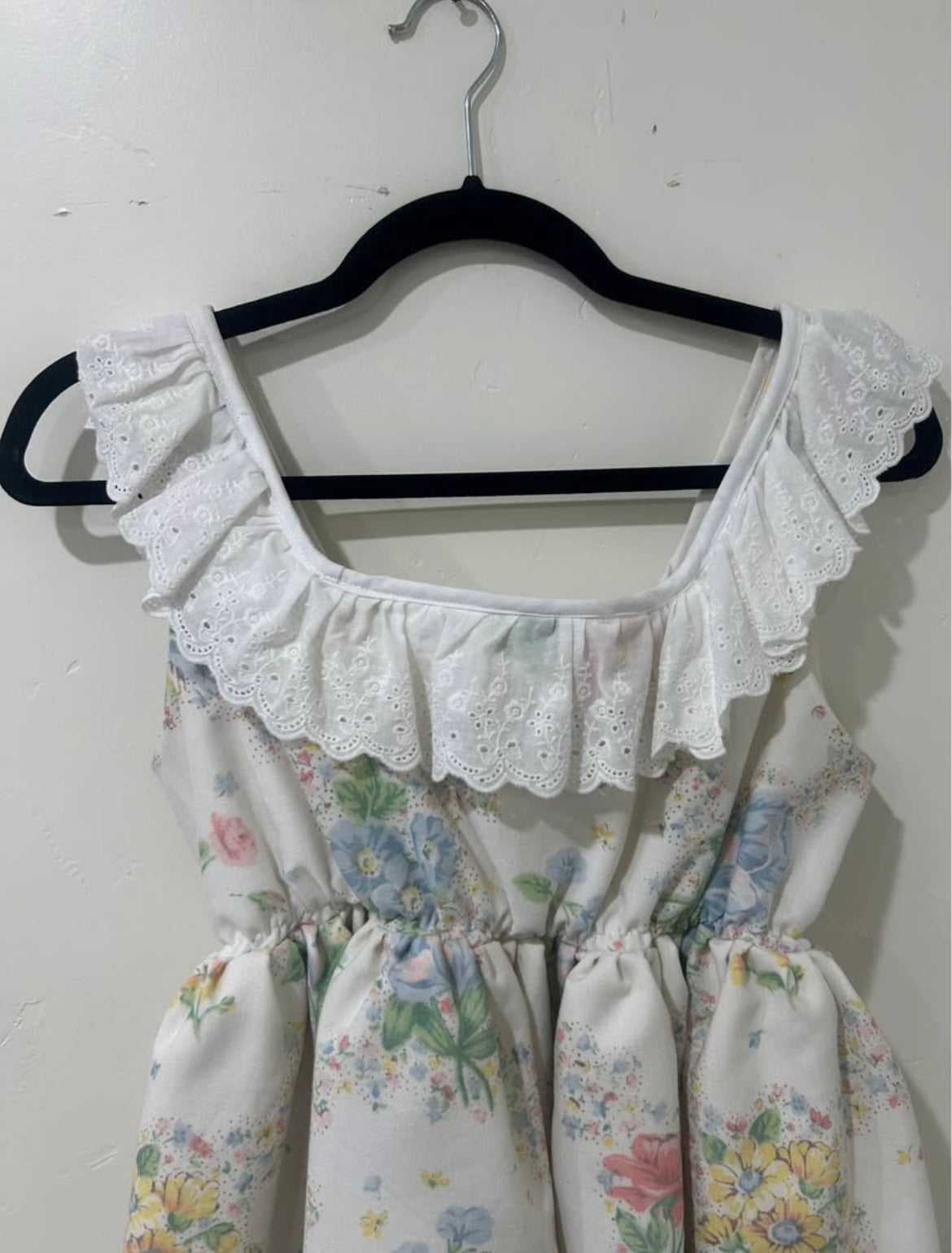 Bushels of Flowers Babydoll Dress - Vintage