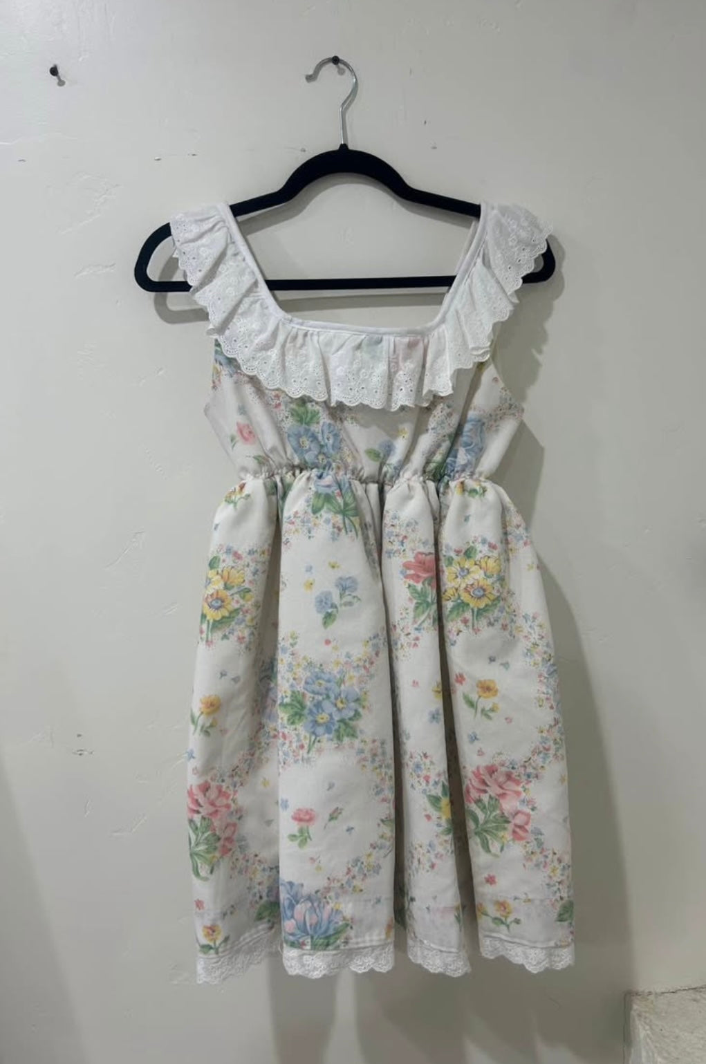 Bushels of Flowers Babydoll Dress - Vintage