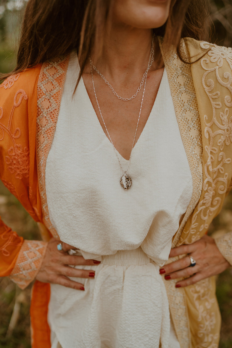 Nora Necklace | Brown