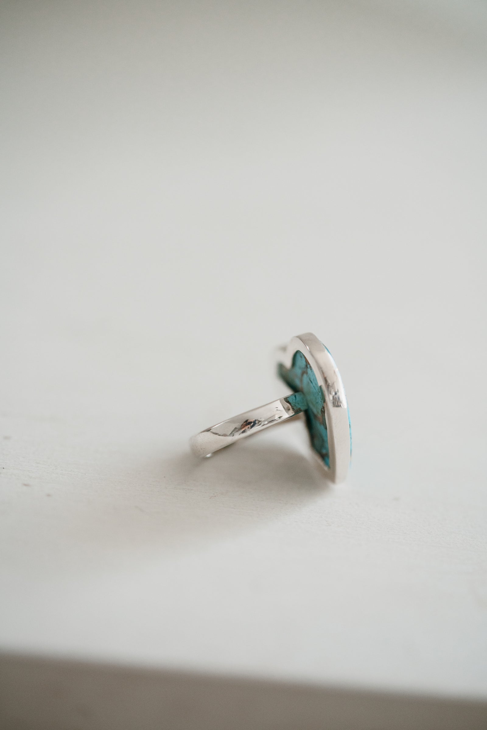 Heart Ring | Blue Copper Turquoise