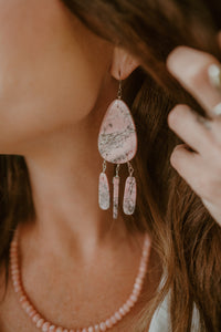 Capri Earrings | Pink - FINAL SALE