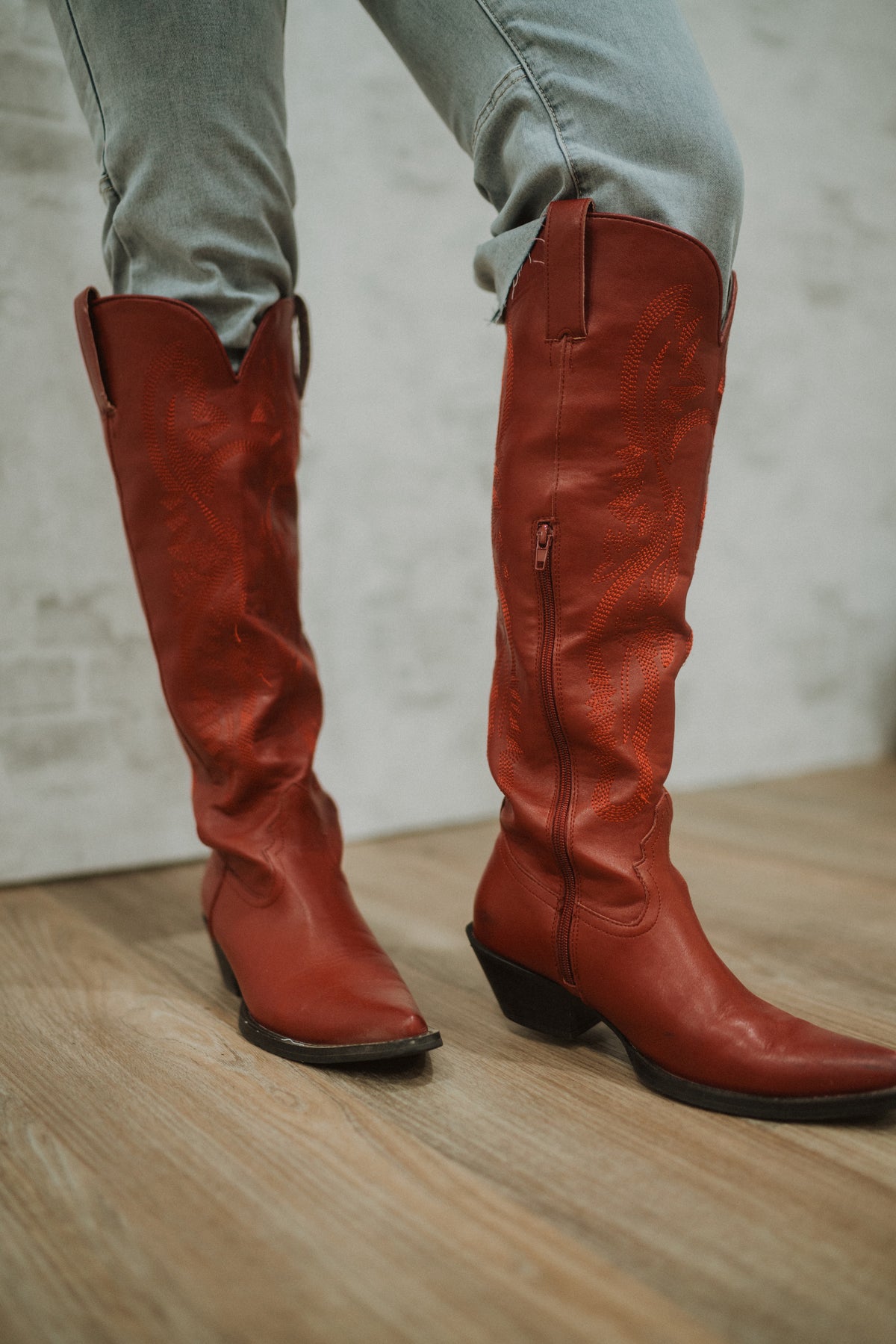 Ruby Red Boots