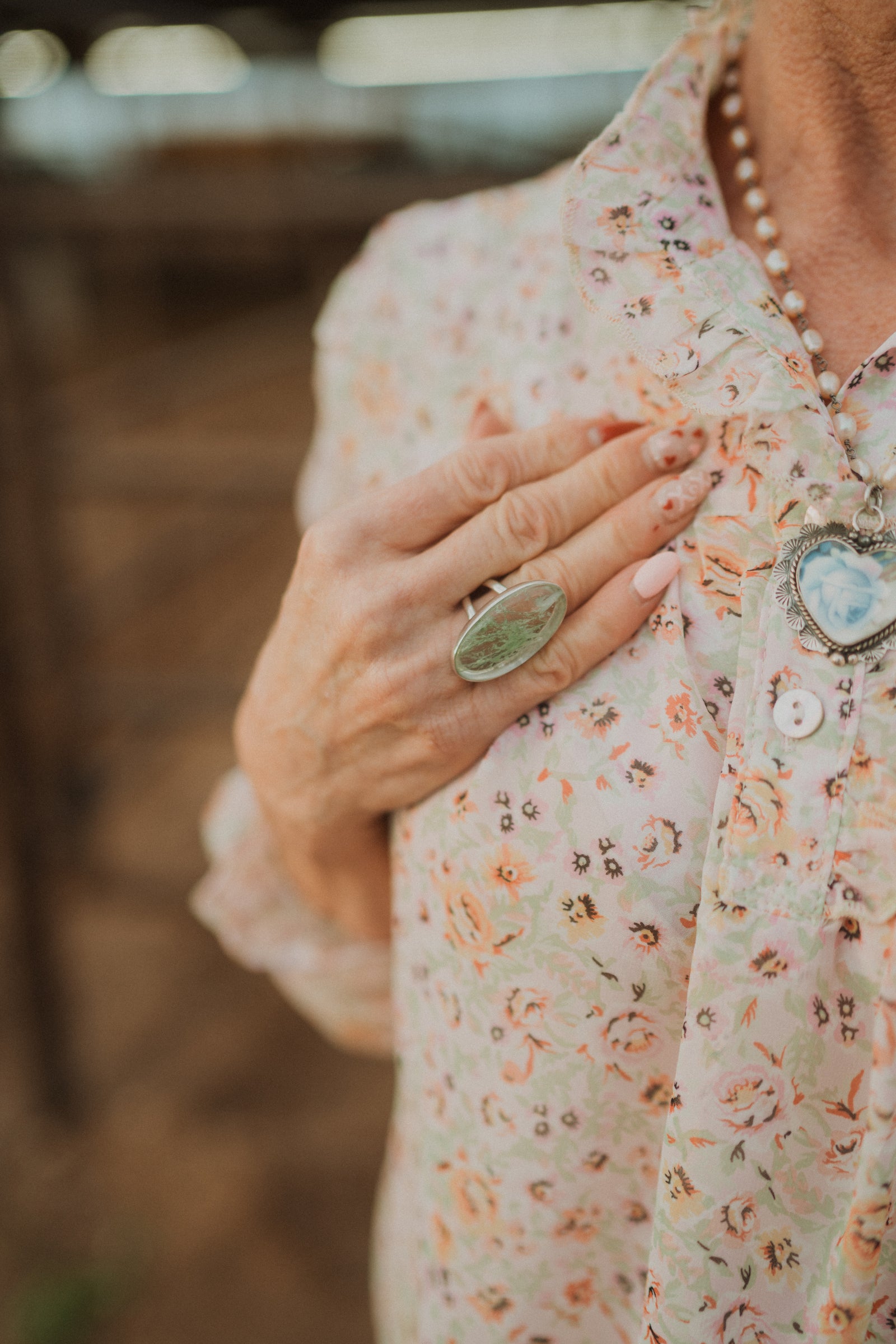 Pratt Ring | Aqua Green Quartz