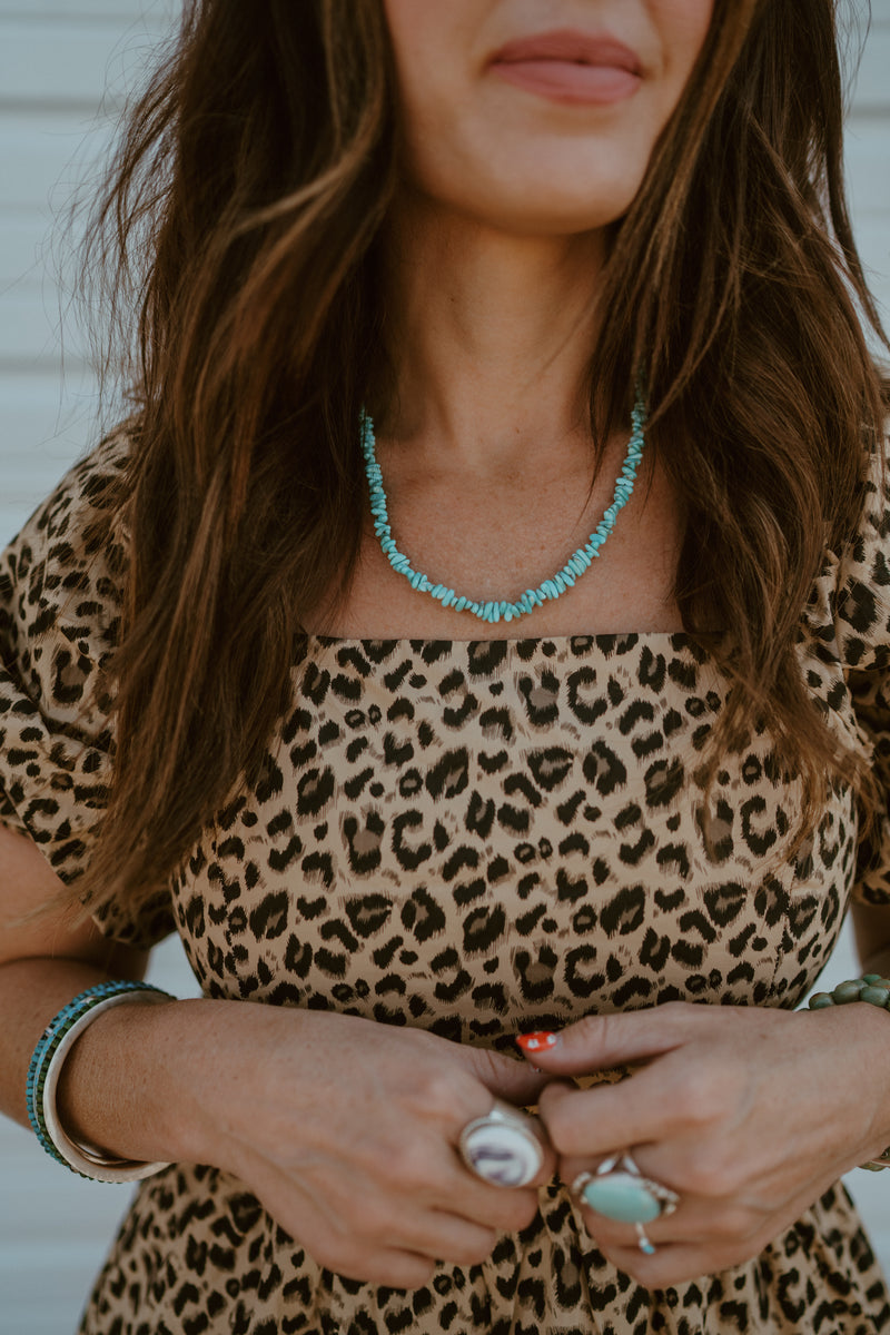 Joey Necklace | Turquoise
