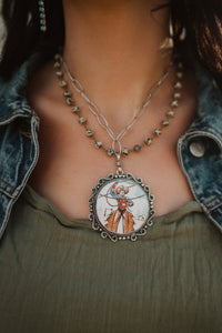 Old Cowboy Necklace | Olive Chain