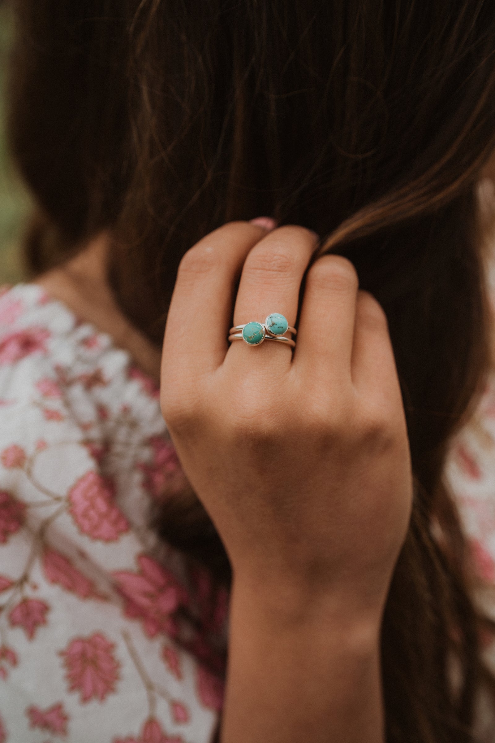 Collins Ring | 6 mm | Turquoise - FINAL SALE